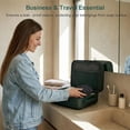 thumbnail image 3 of FRKSMD-2 Pack Silicone Soap Dish with Lid, Square Leak-Proof & Shockproof Soap Holder, Thick Durable Soap Case for Bathroom & Travel, Perfect for Dr. Squatch Natural Bars (Black), 3 of 3