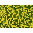 thumbnail image 1 of Ahgly Company Machine Washable Indoor Rectangle Abstract Yellow Modern Area Rugs, 8' x 12', 1 of 4