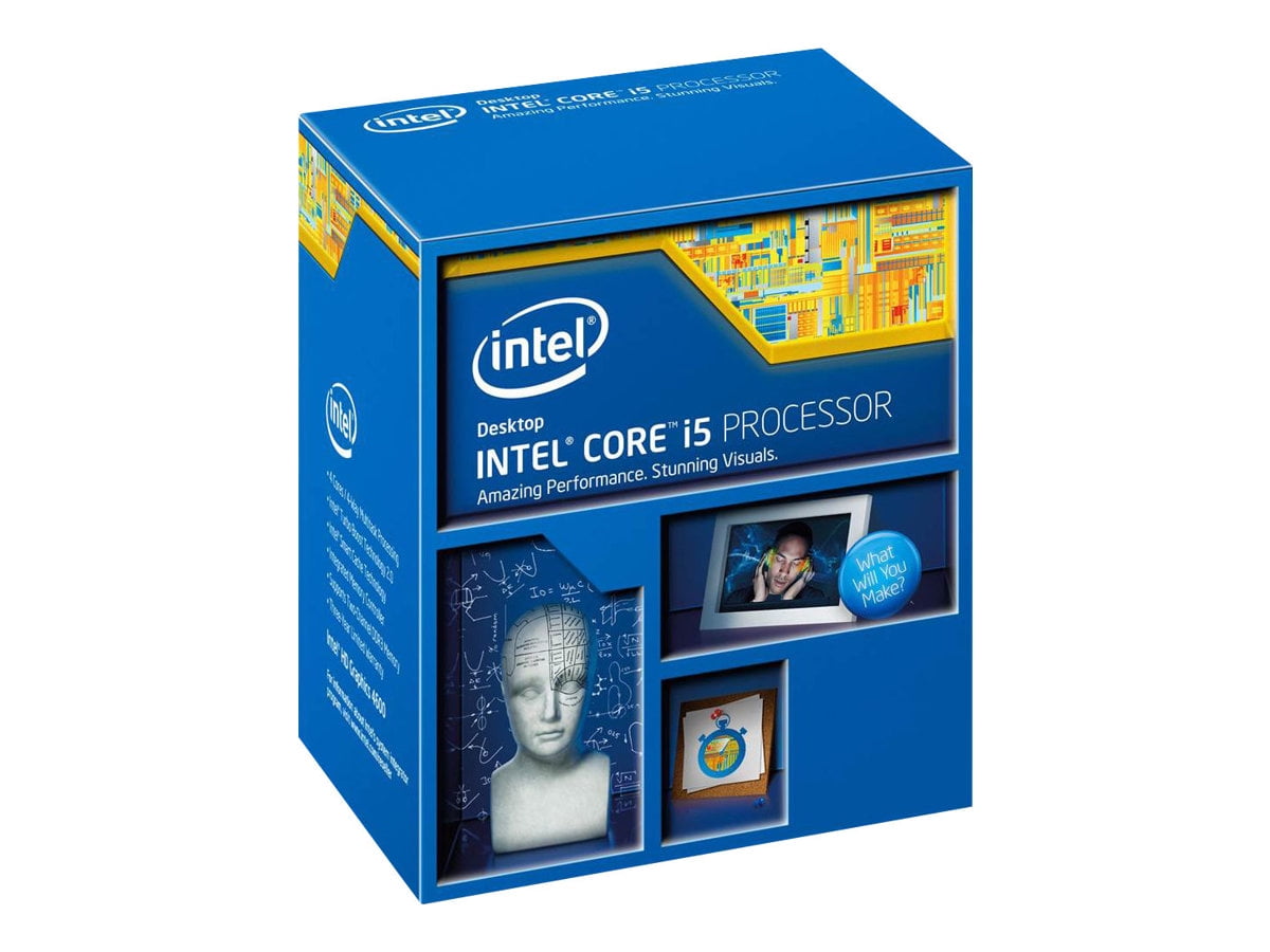 lijden Pas op pik Intel Core i5 4440 - 3.1 GHz - 4 cores - 4 threads - 6 MB cache - LGA1150  Socket - Box - Walmart.com
