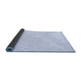 thumbnail image 2 of Ahgly Company Indoor Round Solid Blue Modern Area Rugs, 5' Round, 2 of 4