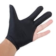 thumbnail image 4 of Guante de billar de 3 dedos Sharpla Color negro, 4 of 8