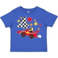 thumbnail image 3 of Inktastic Happy 4th Birthday Red Racing Car Boys or Girls Toddler T-Shirt, 3 of 5