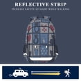 thumbnail image 5 of FORMRS Unisex School Backpack 17" Student Travel Bag with Laptop Compartment, Black Cats and Hearts, 5 of 7