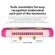 thumbnail image 4 of Juguetes para la piscina, juguetes para bebés y niños pequeños: armónica de 16 agujeros con sonidos para niños, ideal para la educación temprana del bebé, entrenamiento de respiración, instrumento de, 4 of 8