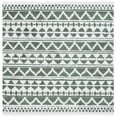 thumbnail image 2 of SAFAVIEH Augustine Kalina Geometric Area Rug, Green/Ivory, 6'4" x 6'4" Square, 2 of 11