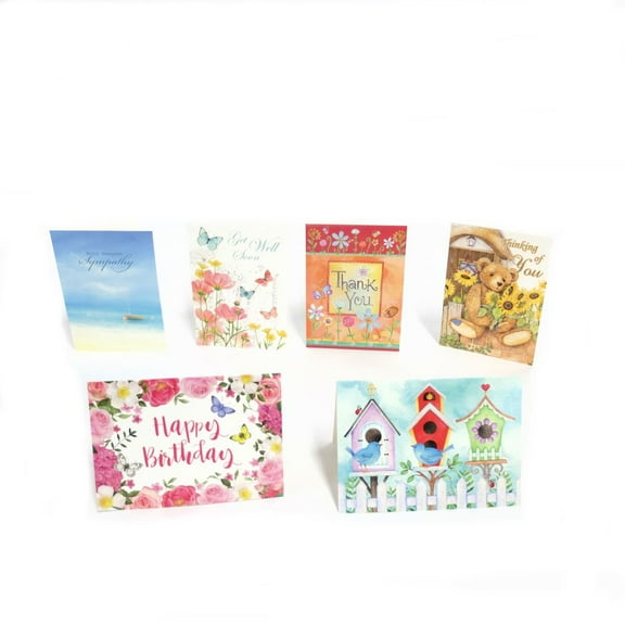 Inspirataional All Occasion Greeting Cards with NIV Bible Verse, 12 Pack