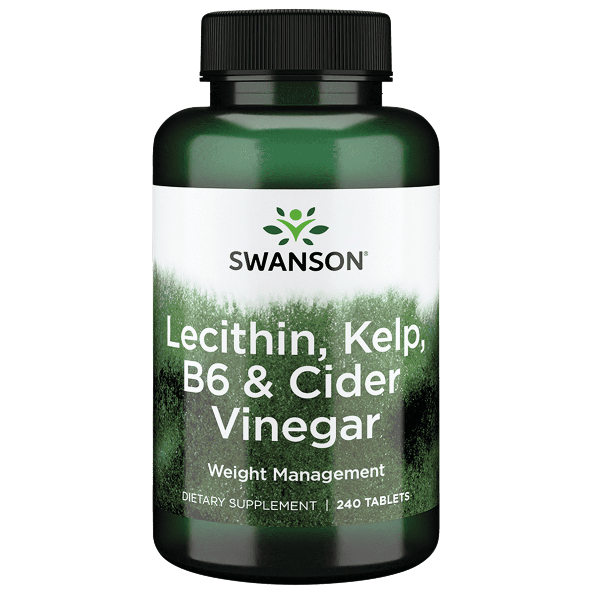 Swanson Lecithin, Kelp, B-6, and Cider Vinegar 240 Tablets