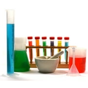 The Wizard's Potion Set - Plastic Edition - Labware Set for Home Experiments and "Potion" Making - Premium Polypropylene Flask, Beaker, Cylinder, Test Tubes