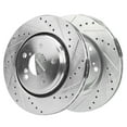 thumbnail image 5 of Detroit Axle - Front Brake Kit for 2017-2020 Acura MDX, 2016-2022 Honda Pilot, 2017-2025 Ridgeline, Drilled and Slotted Brake Rotors Ceramic Pads Replacement: 12.60'' inch Rotor, 5 of 7