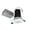Matte Powder White, variant on Nora Lighting NM2-2SDC8527BB M2 Led Canless Recessed Fixture 2" Square Trim - Black