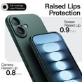 thumbnail image 5 of JETech Magnetic Slim Case for iPhone 17 6.3-Inch, Compatible with MagSafe, Ultra-Thin Lightweight Minimalist Phone Cover with Matte Finish and Full Camera Lens Protection (Midnight Green), 5 of 6
