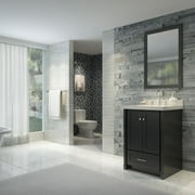 ARIEL ADAMS 25 IN. SINGLE SINK VANITY SET IN BLACK