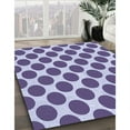 thumbnail image 2 of Ahgly Company Indoor Rectangle Patterned Bright Grape Purple Area Rugs, 8' x 10', 2 of 6