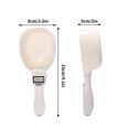 thumbnail image 3 of Digital Electronic Measuring Spoon, Precise Weight Scale for Kitchen Baking, Detachable Flour/Sugar Measuring Tool with LCD Display, Gram Scale Spoon for Home Cooking & Baking Needs, 9*3.5*2in, White, 3 of 9