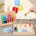 thumbnail image 4 of HUASHENG Arithmetic Math Toy Set – Silicone Digital Learning With Beads Chopsticks & Spoons Math Beads Counting Toy Learning Activities Toy, 4 of 5