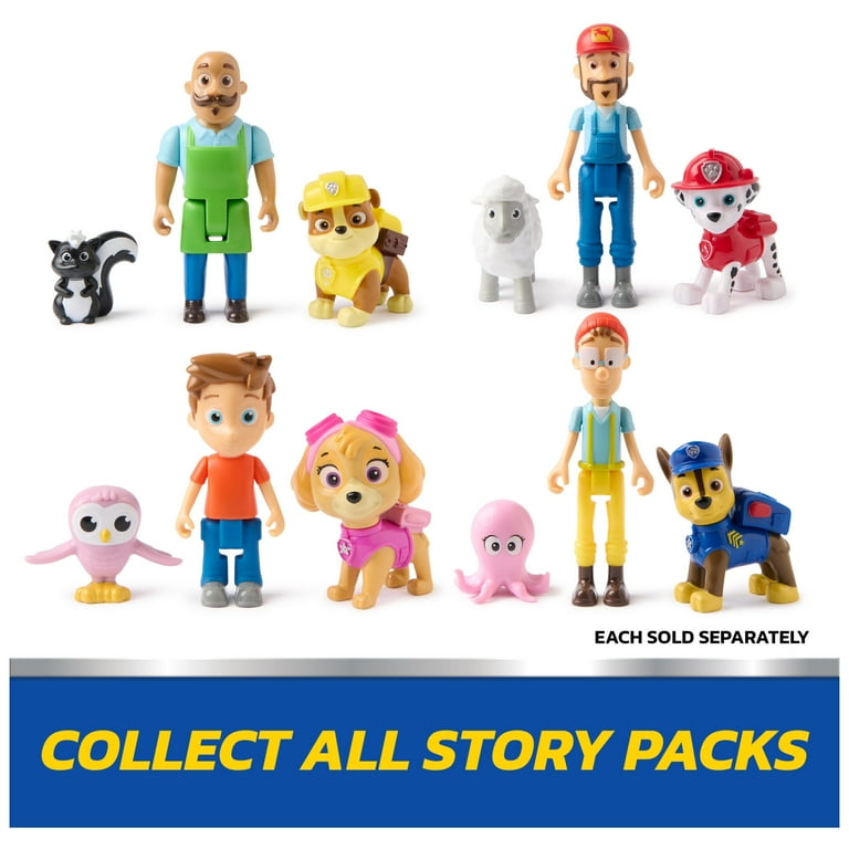 PAW Patrol Marshall & Farmer Al Figure Pack with Sheep Toy Figure