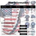 thumbnail image 2 of USA 2026 Soccer Cup Fan Polo for Men, Short Sleeve Button Collar Jersey with Stars & Stripes Graphic, Loose Fit Breathable Athletic Shirt, 1 PC Dark Purple XL, 2 of 3