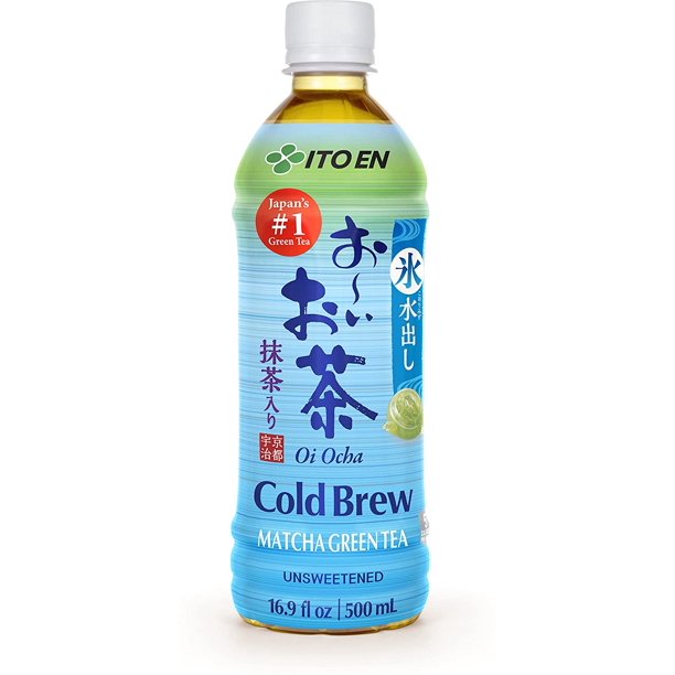 Ito En Oi Ocha Cold Brew Matcha Green Tea Unsweetened 16.9 Ounce 12