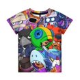 thumbnail image 3 of Sudadera con capucha de disfraces de anime de 4 a 16 años, sudadera con capucha con estampado 3D de León y cuervo, camiseta de manga corta, camisetas de dibujos animados nuevas de 2024, 3 of 5