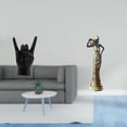 thumbnail image 2 of Escultura de mano de roca con gesto de mano, estatua de dama tribal africana, artesanía creativa para dedos, adorno de mesa vintage, figura decorativa, 2 of 8