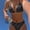 JY880BK, variant on Women's Polka Dots Bikini Set Halter Triangle Swimsuit 2 Piece Bathing Suit