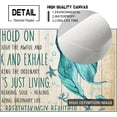 thumbnail image 6 of Mermaid Wall Decor For Bathroom For Girl Room Life Lesson From A Mermaid Canvas Prints Wall Decorations Nautical Theme Bathroom For Wall Decor Home Decor Ready To Hang, 18x12 Inch, 6 of 6