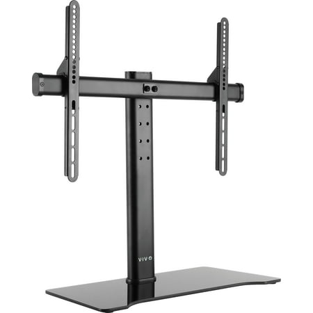 Universal LCD Flat Screen TV Table Top Stand w/ Glass Base ...