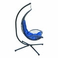 thumbnail image 3 of Algoma Rattan Hanging Chair with Stand, Charcoal gray, 3 of 10