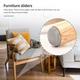 thumbnail image 5 of 24 Pcs Furniture Sliders Gliders for Carpet Laminate Floor Sliders Self Adhesive Sofa Glider Pads fo, 5 of 5