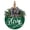 Green, variant on 3D Bless This Home Front Door Sign, 12 inch Wooden Farmhouse Door Hanger with Faux Greenery and Buffalo Plaid Bow, Rustic Welcome Decor, Black