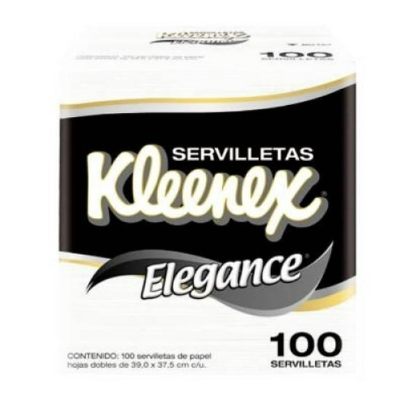 Servilletas Kleenex Elegance 100 pzas