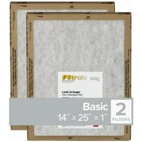 FPL04-2PK-24 14x25x1 Flat Pan Filter - Quantity 24