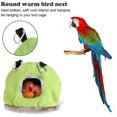 thumbnail image 5 of PureCasa Thick Cozy Bed Cushion, Pet Warm House Plush Bird Nest for Autumn Winter, Hamster Cage Hot Nest for Small Animal Hamster Parrot Hedgehog Squirrel, 1 Pack, L 6.7"x5.1"x8.3", Blue, 5 of 6