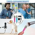 thumbnail image 6 of 4Pcs Mini Microphone, Tiny Microphone with Sponge Cover, Holder and Drawstring Bag Portable(Rose Red/Silver/Black/Gold), 6 of 7