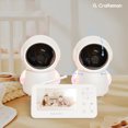 G.Craftsman Y3 WiFi Baby Monitor Camera 4.3" Split Screen Video Baby