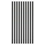 Deckorators Traditional Aluminum Flat Face-Mount Black Balusters, 10-Pack