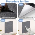 thumbnail image 3 of Cat Scratching Post Carpet Cats Scratch Furniture Protector Mat Carpet with Self-Adhesive Trimmable Cat Scratching, 3 of 5
