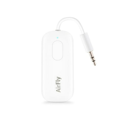 Twelve South AirFly Pro - Bluetooth Wireless Transmitter/Receiver compatible Apple/Android, White