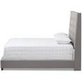 thumbnail image 3 of Bowery Hill Tufted Queen Panel Bed in Light Gray, 3 of 8