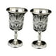 thumbnail image 2 of Mini copa de licor en relieve, pequeña de metal estilo vintage para beber, para fiestas, aniversarios, bodas decorativas 2 de plata, 2 of 9