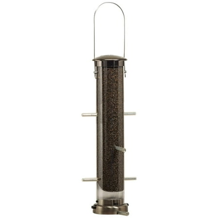 400 Quick-Clean Thistle Tube Feeder, Medium - Brushed