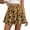 Earthy Yellow, variant on Womens Summer Flowy Tiered Ruffle Mini Skirt Cute High Waist Beach Boho Floral Polka Dot Short Skirts Floral A-Line Female Mini Skirts Womens Summer Clothes