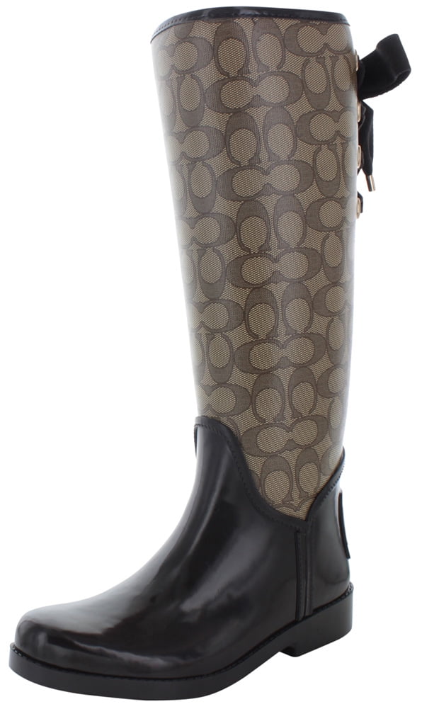 Coach - Coach Tristee Signature C Women's Rubber Rainboots Boots ...