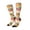 2 Black-2, variant on Women Crew Soft Moisture-wicking Socks Succulent And Cactus Pattern Design Cotton Socks, One Size fit All