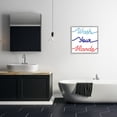 thumbnail image 2 of Stupell Industries Wash Your Hands Children's Bathroom Typography Typography Painting Gray Framed Art Print Wall Art, 24 x 24, 2 of 7