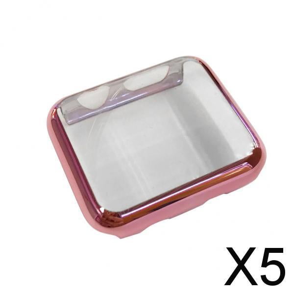 Funda de cuerpo completo Baoblaze Para Watch Series 2/3 38MM 5 piezas Rosa