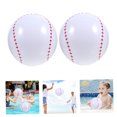 thumbnail image 4 of DECORNIJIA 4Pcs Inflatable Baseballs for Outdoor Playing Portable and Deflatable Summer Toys, 4 of 7