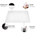 thumbnail image 2 of Disposable Cutting Boards 30 Count, Collapsible Cutting Board Sheet with Built-in Crease, Flexible Plastic Cutting Mat for Kitchen and Commercial Use, 17 x 12 In White, 2 of 6