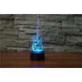 thumbnail image 4 of YSITIANNA 3D Electric Guitar Night Light Touch Switch Decor Table Desk Optical Illusion Lamps 7 Color Changing Lights LED Table Lamp Xmas Home Love Birthday Children Kids Decor Toy Gift STNL#3697, 4 of 5