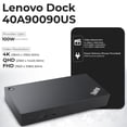 thumbnail image 3 of Dock ANYHDD 40A90090US con Soporte para Dos Monitores y Adaptador de 90W, 3 of 7